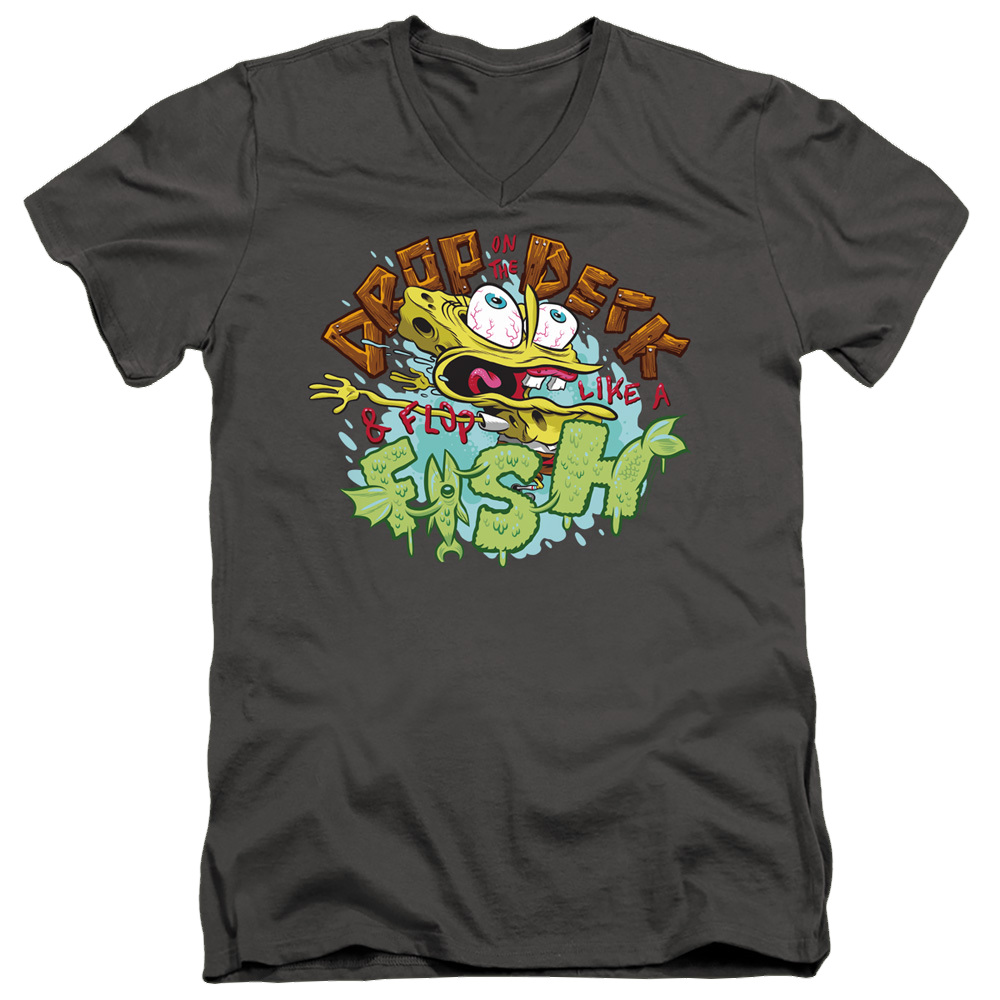 SpongeBob SquarePants Drop And Flop - Men's V-Neck T-Shirt Men's V-Neck T-Shirt SpongeBob SquarePants   