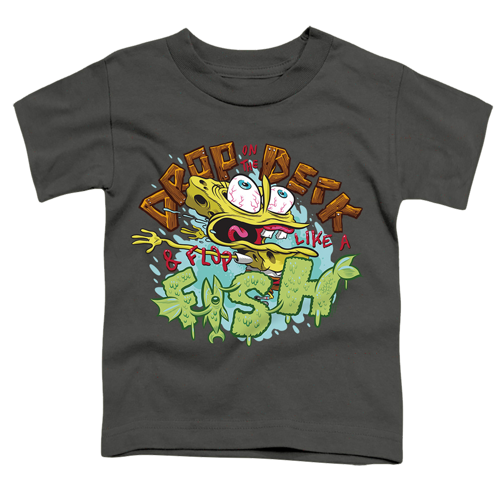 SpongeBob SquarePants Drop And Flop - Kid's T-Shirt Kid's T-Shirt (Ages 4-7) SpongeBob SquarePants   
