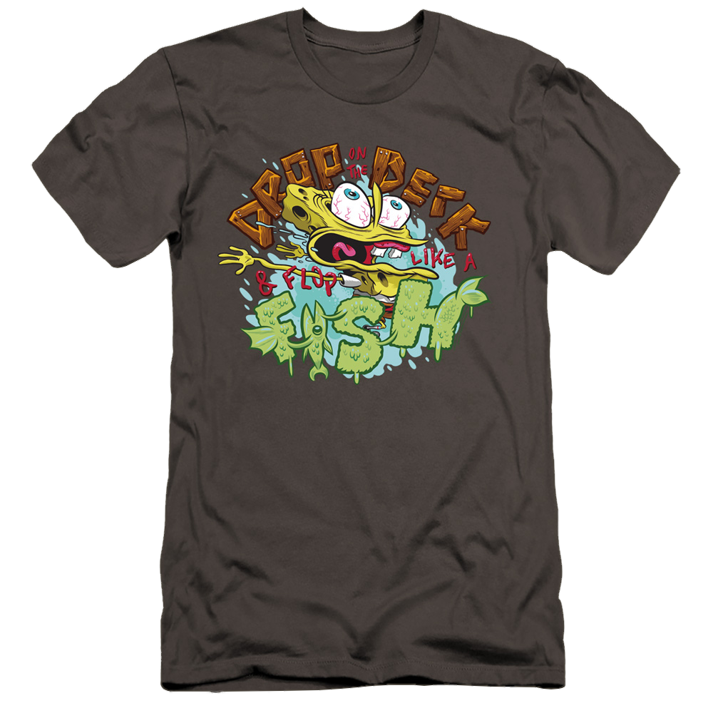 SpongeBob SquarePants Drop And Flop - Men's Premium Slim Fit T-Shirt Men's Premium Slim Fit T-Shirt SpongeBob SquarePants   