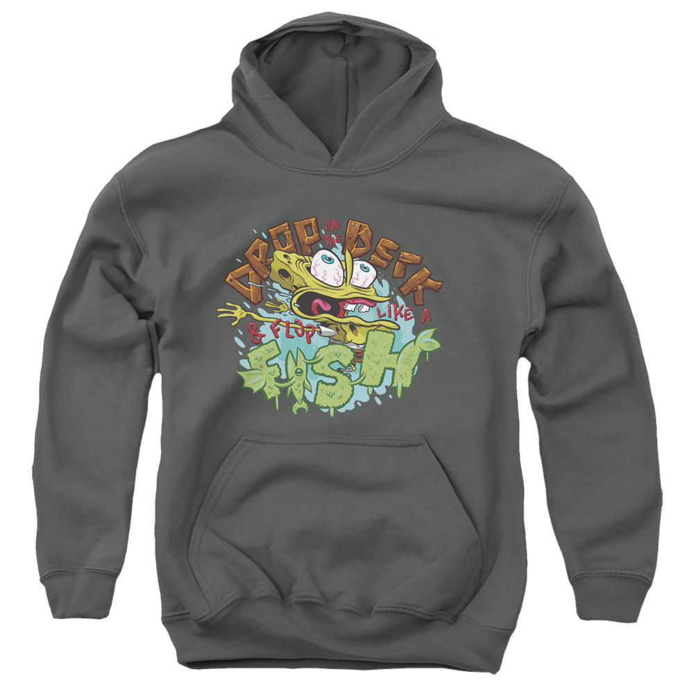 SpongeBob SquarePants Drop And Flop - Youth Hoodie Youth Hoodie (Ages 8-12) SpongeBob SquarePants   