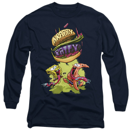 SpongeBob SquarePants Krabby Patty From The Sky - Men's Long Sleeve T-Shirt Men's Long Sleeve T-Shirt SpongeBob SquarePants   