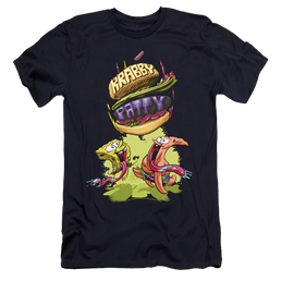 SpongeBob SquarePants Krabby Patty From The Sky - Men's Premium Slim Fit T-Shirt Men's Premium Slim Fit T-Shirt SpongeBob SquarePants   
