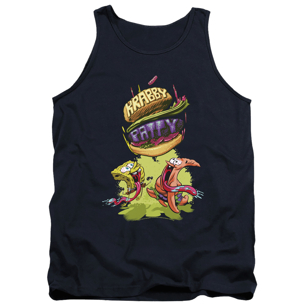 SpongeBob SquarePants Krabby Patty From The Sky - Men's Tank Top Men's Tank SpongeBob SquarePants   
