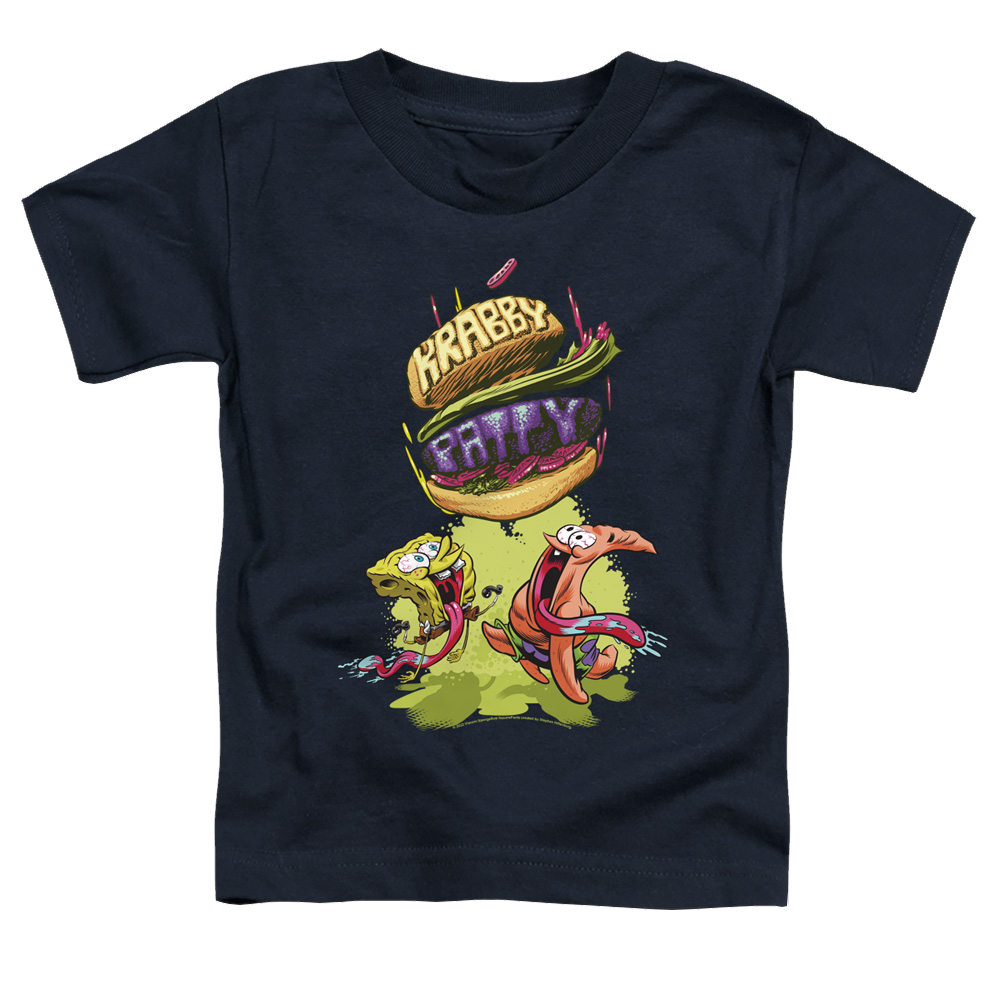 SpongeBob SquarePants Krabby Patty From The Sky - Toddler T-Shirt Toddler T-Shirt SpongeBob SquarePants   