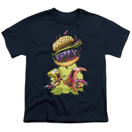 SpongeBob SquarePants Krabby Patty From The Sky - Youth T-Shirt Youth T-Shirt (Ages 8-12) SpongeBob SquarePants   