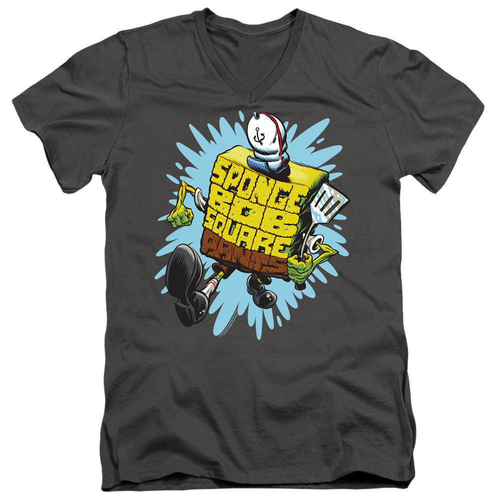 SpongeBob SquarePants Letter Spongebob - Men's V-Neck T-Shirt Men's V-Neck T-Shirt SpongeBob SquarePants   