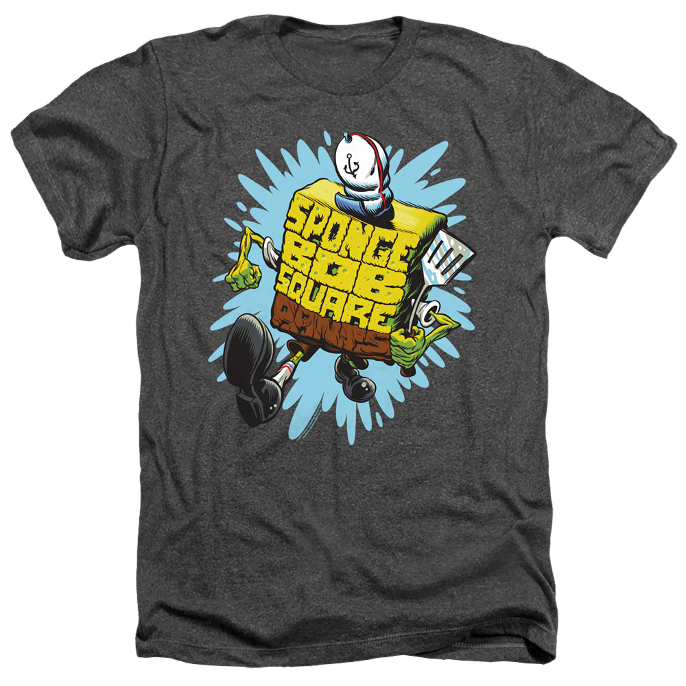 SpongeBob SquarePants Letter Spongebob - Men's Heather T-Shirt Men's Heather T-Shirt SpongeBob SquarePants   