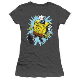 SpongeBob SquarePants Letter Spongebob - Juniors T-Shirt Juniors T-Shirt SpongeBob SquarePants   