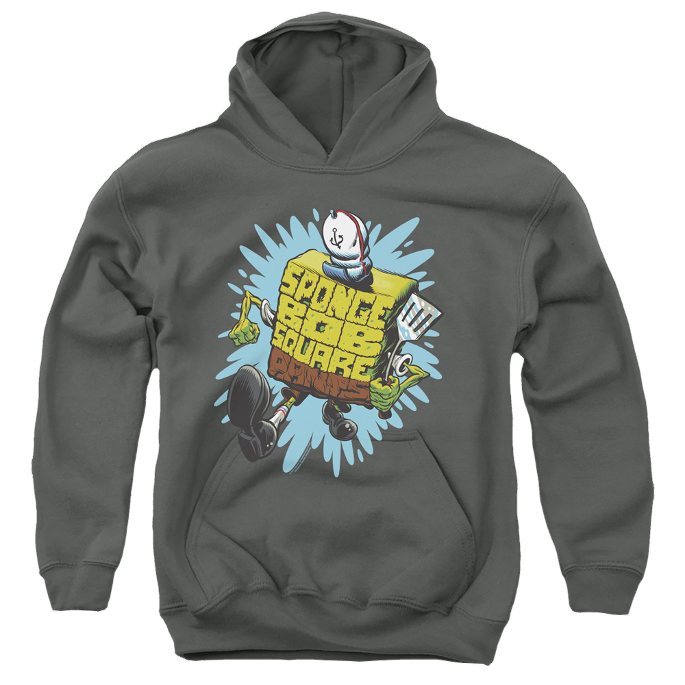 SpongeBob SquarePants Letter Spongebob - Youth Hoodie Youth Hoodie (Ages 8-12) SpongeBob SquarePants   