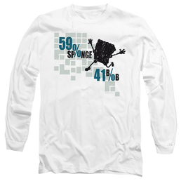 SpongeBob SquarePants 59% Sponge, 41% Bob - Men's Long Sleeve T-Shirt Men's Long Sleeve T-Shirt SpongeBob SquarePants   