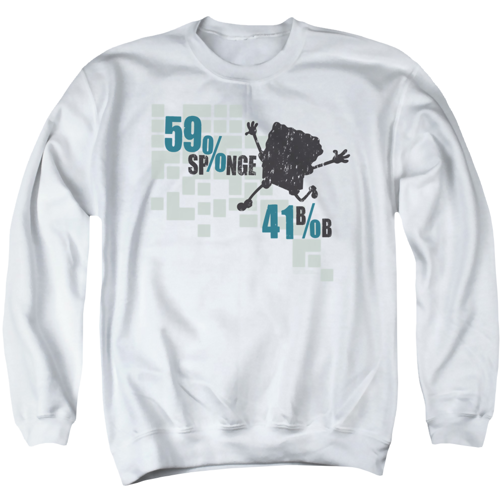 SpongeBob SquarePants 59% Sponge, 41% Bob - Men's Crewneck Sweatshirt Men's Crewneck Sweatshirt SpongeBob SquarePants   