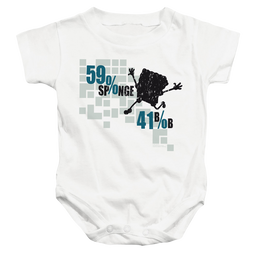 SpongeBob SquarePants 59% Sponge, 41% Bob - Baby Bodysuit Baby Bodysuit SpongeBob SquarePants   