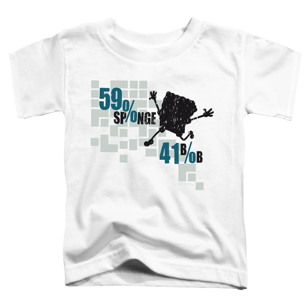 SpongeBob SquarePants 59% Sponge, 41% Bob - Toddler T-Shirt Toddler T-Shirt SpongeBob SquarePants   