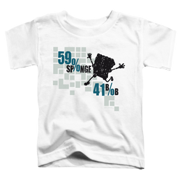 SpongeBob SquarePants 59% Sponge, 41% Bob - Toddler T-Shirt Toddler T-Shirt SpongeBob SquarePants   