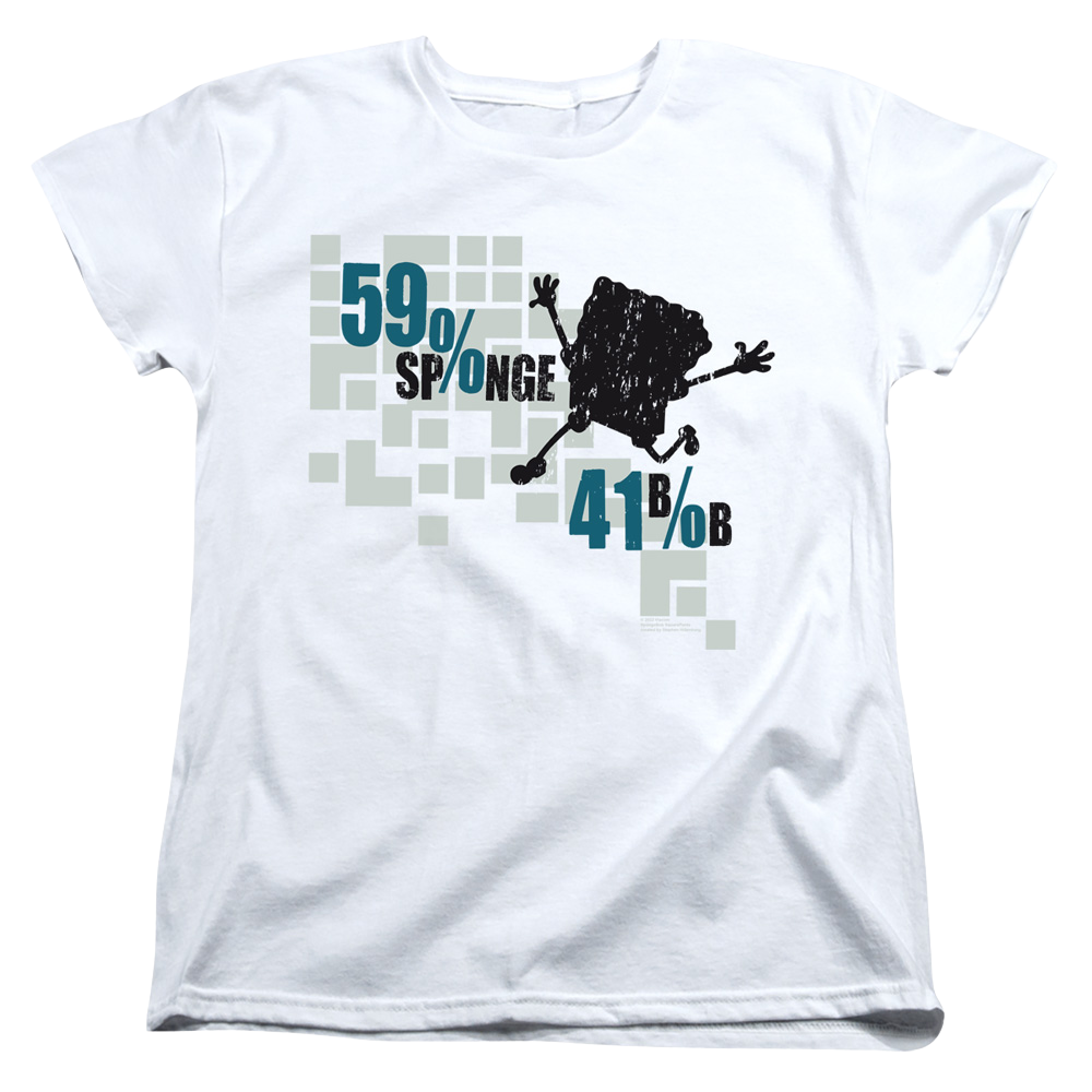 SpongeBob SquarePants 59% Sponge, 41% Bob - Women's T-Shirt Women's T-Shirt SpongeBob SquarePants   