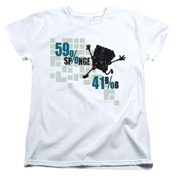 SpongeBob SquarePants 59% Sponge, 41% Bob - Women's T-Shirt Women's T-Shirt SpongeBob SquarePants   