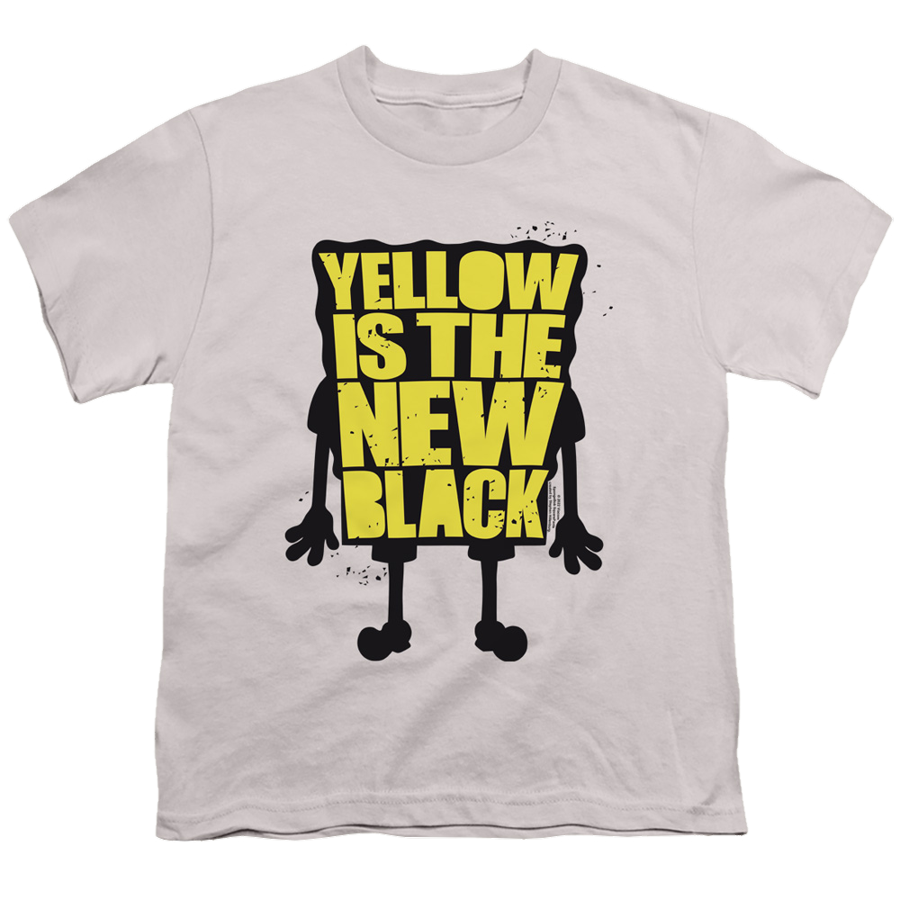 SpongeBob SquarePants Yellow Is The New Black - Youth T-Shirt Youth T-Shirt (Ages 8-12) SpongeBob SquarePants   