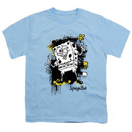 SpongeBob SquarePants Ink Splatter - Youth T-Shirt Youth T-Shirt (Ages 8-12) SpongeBob SquarePants   