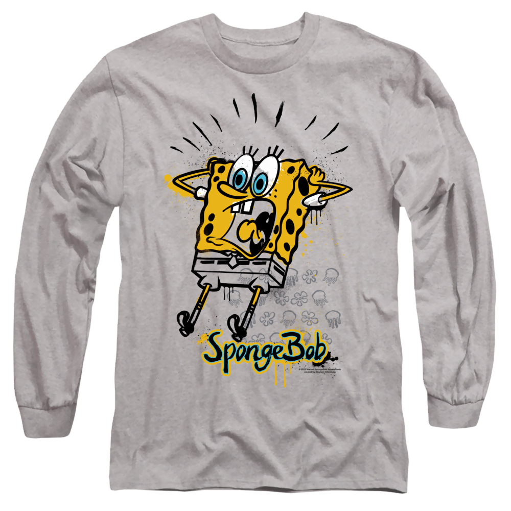 SpongeBob SquarePants Shocking! - Men's Long Sleeve T-Shirt Men's Long Sleeve T-Shirt SpongeBob SquarePants   
