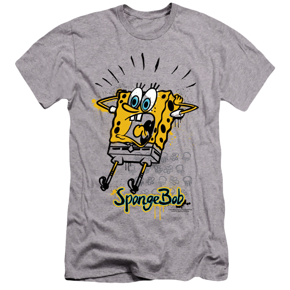SpongeBob SquarePants Shocking! - Men's Premium Slim Fit T-Shirt Men's Premium Slim Fit T-Shirt SpongeBob SquarePants   
