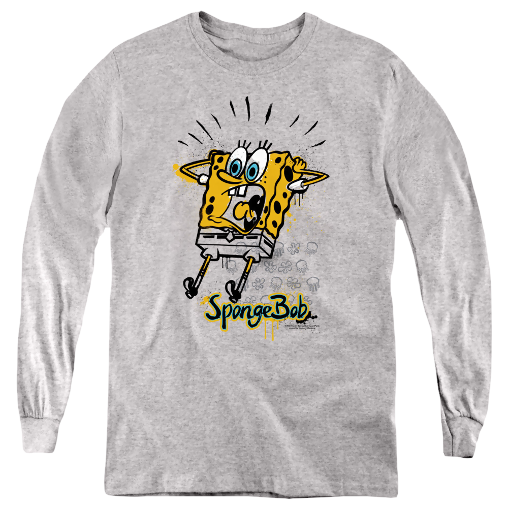 SpongeBob SquarePants Shocking! - Youth Long Sleeve T-Shirt Youth Long Sleeve T-Shirt SpongeBob SquarePants   