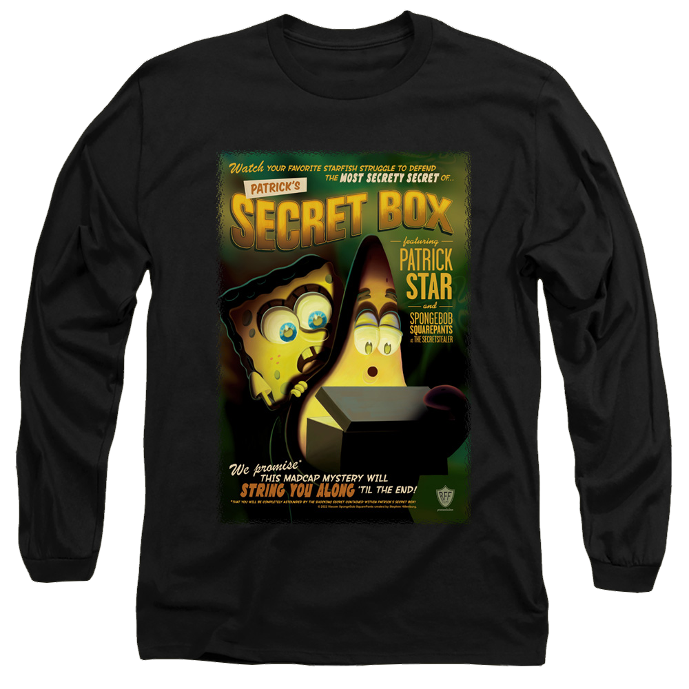 SpongeBob SquarePants Patrick’S Secret Box - Men's Long Sleeve T-Shirt Men's Long Sleeve T-Shirt SpongeBob SquarePants   