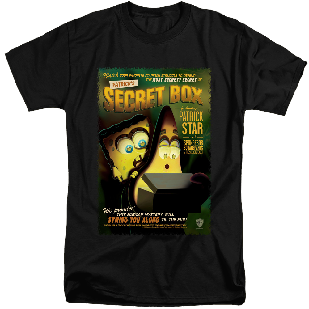 SpongeBob SquarePants Patrick’S Secret Box - Men's Tall Fit T-Shirt Men's Tall Fit T-Shirt SpongeBob SquarePants   