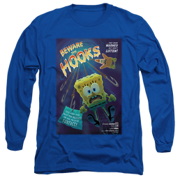 SpongeBob SquarePants Beware The Hooks - Men's Long Sleeve T-Shirt Men's Long Sleeve T-Shirt SpongeBob SquarePants   