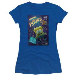 SpongeBob SquarePants Beware The Hooks - Juniors T-Shirt Juniors T-Shirt SpongeBob SquarePants   