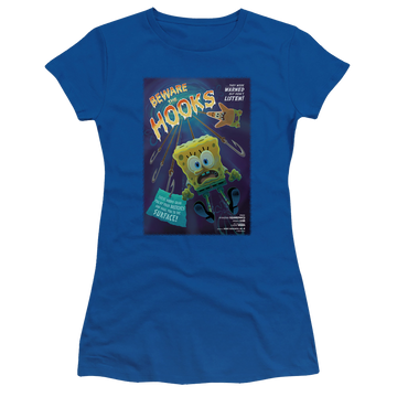 Royal juniors t-shirt with SpongeBob SquarePants Beware The Hooks graphic