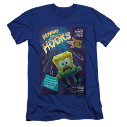 SpongeBob SquarePants Beware The Hooks - Men's Premium Slim Fit T-Shirt Men's Premium Slim Fit T-Shirt SpongeBob SquarePants   