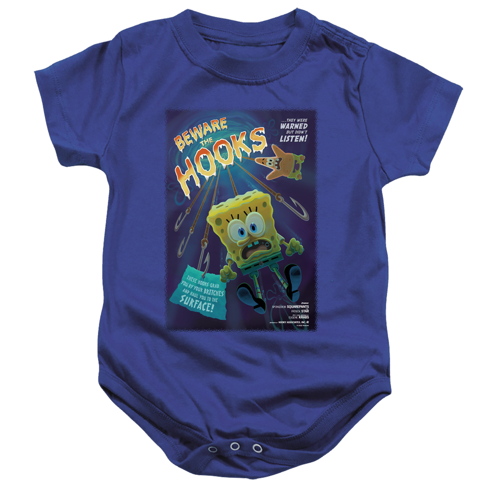 SpongeBob SquarePants Beware The Hooks - Baby Bodysuit Baby Bodysuit SpongeBob SquarePants   