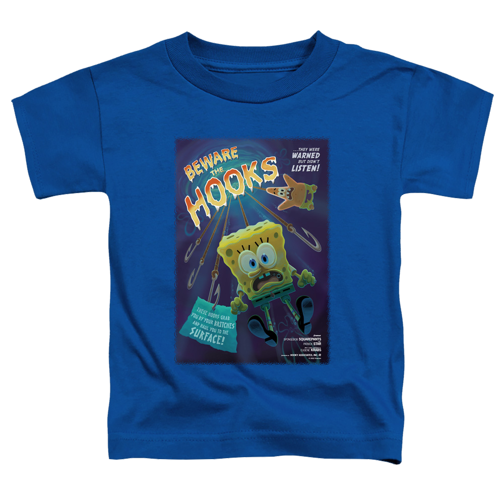 SpongeBob SquarePants Beware The Hooks - Toddler T-Shirt Toddler T-Shirt SpongeBob SquarePants   