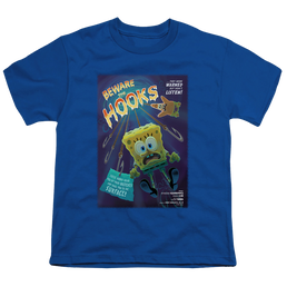 SpongeBob SquarePants Beware The Hooks - Youth T-Shirt Youth T-Shirt (Ages 8-12) SpongeBob SquarePants   