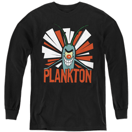 SpongeBob SquarePants Plankton - Youth Long Sleeve T-Shirt Youth Long Sleeve T-Shirt SpongeBob SquarePants   