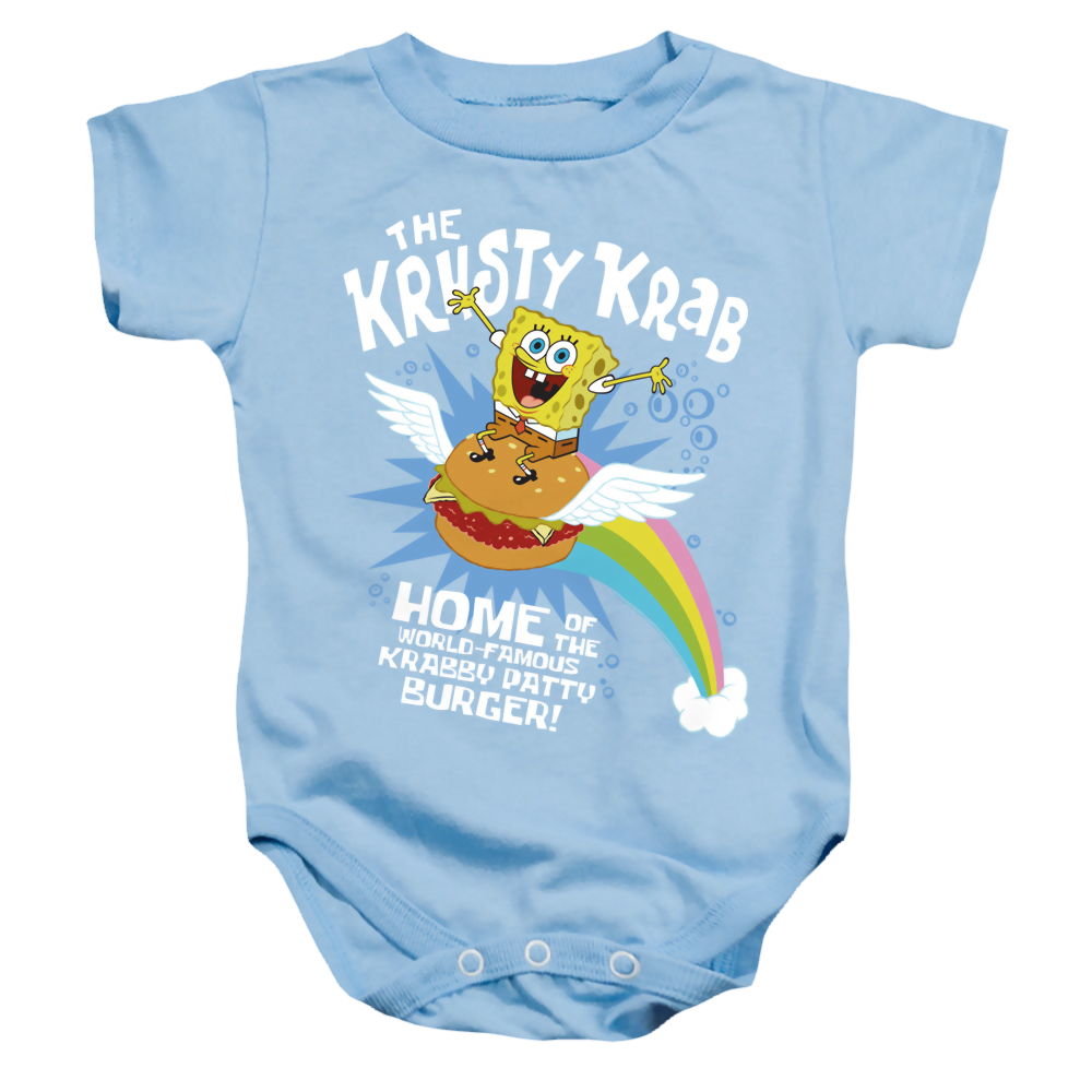SpongeBob SquarePants Burger Rider - Baby Bodysuit Baby Bodysuit SpongeBob SquarePants   