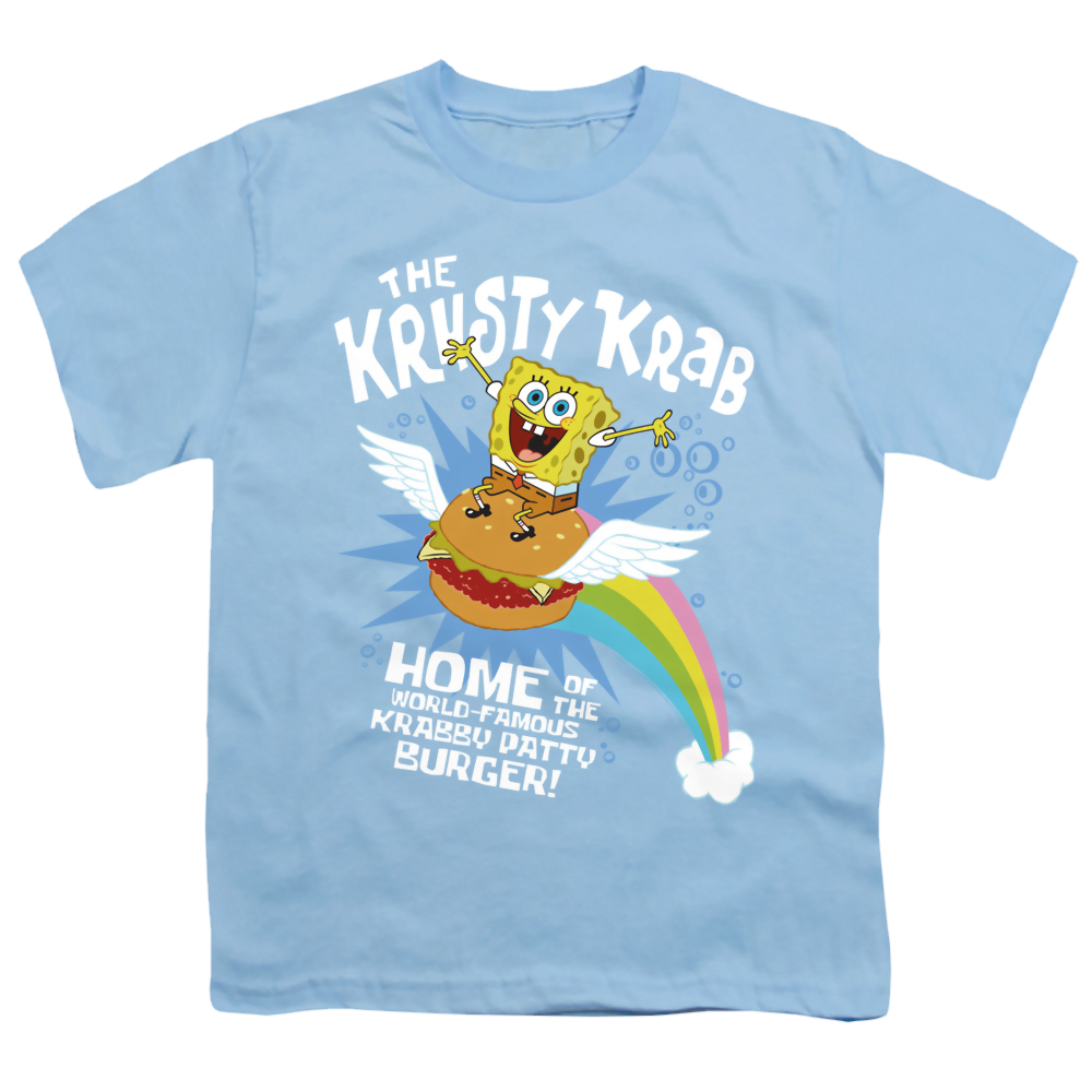 SpongeBob SquarePants Burger Rider - Youth T-Shirt Youth T-Shirt (Ages 8-12) SpongeBob SquarePants   