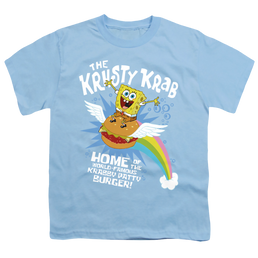 SpongeBob SquarePants Burger Rider - Youth T-Shirt Youth T-Shirt (Ages 8-12) SpongeBob SquarePants   