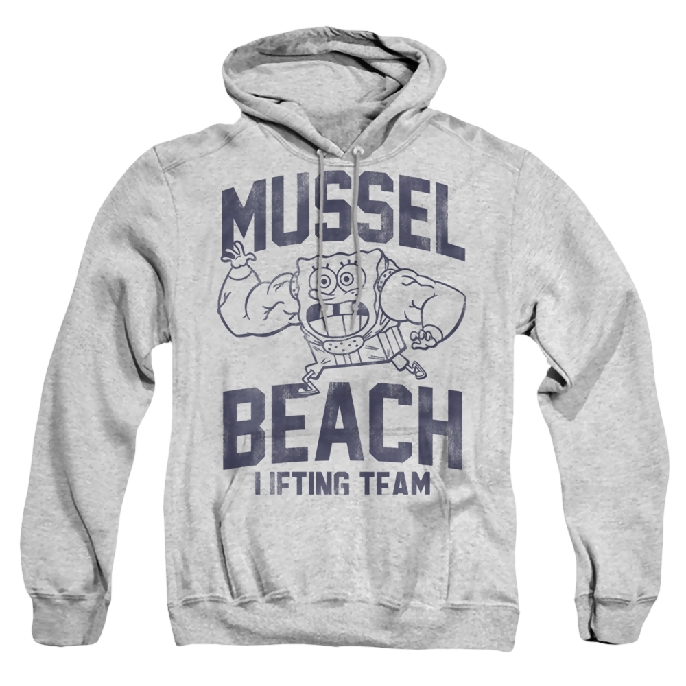 SpongeBob SquarePants Mussle Beach Lifting Team - Pullover Hoodie Pullover Hoodie SpongeBob SquarePants   