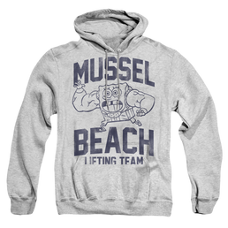 SpongeBob SquarePants Mussle Beach Lifting Team - Pullover Hoodie Pullover Hoodie SpongeBob SquarePants   
