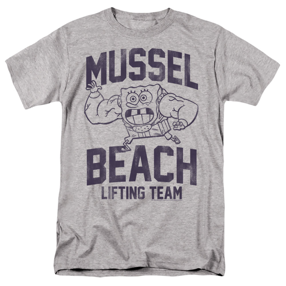 SpongeBob SquarePants Mussle Beach Lifting Team - Men's Regular Fit T-Shirt Men's Regular Fit T-Shirt SpongeBob SquarePants   