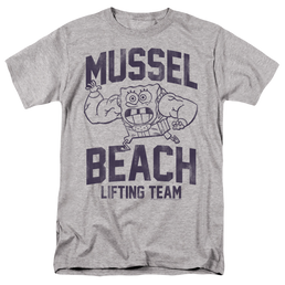 SpongeBob SquarePants Mussle Beach Lifting Team - Men's Regular Fit T-Shirt Men's Regular Fit T-Shirt SpongeBob SquarePants   