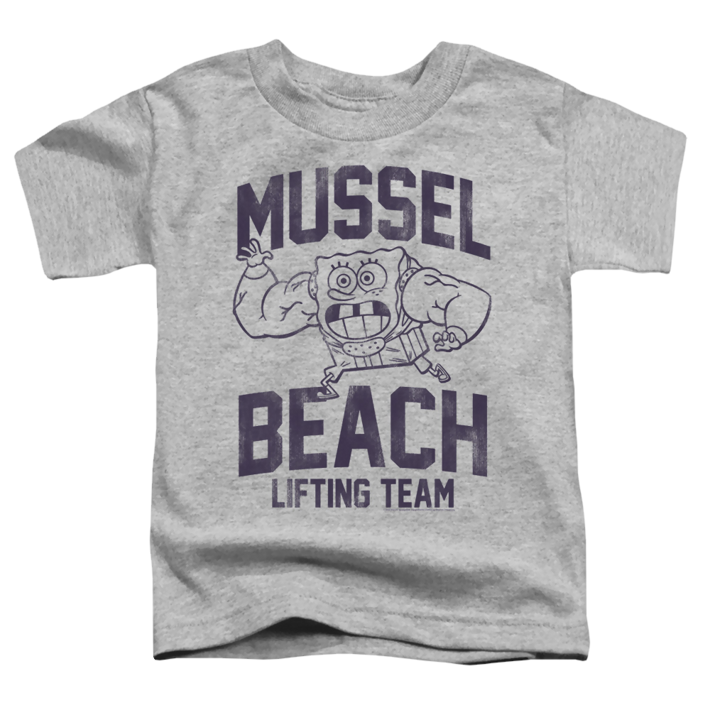 SpongeBob SquarePants Mussle Beach Lifting Team - Toddler T-Shirt Toddler T-Shirt SpongeBob SquarePants   