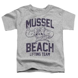 SpongeBob SquarePants Mussle Beach Lifting Team - Toddler T-Shirt Toddler T-Shirt SpongeBob SquarePants   