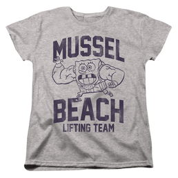 SpongeBob SquarePants Mussle Beach Lifting Team - Women's T-Shirt Women's T-Shirt SpongeBob SquarePants   