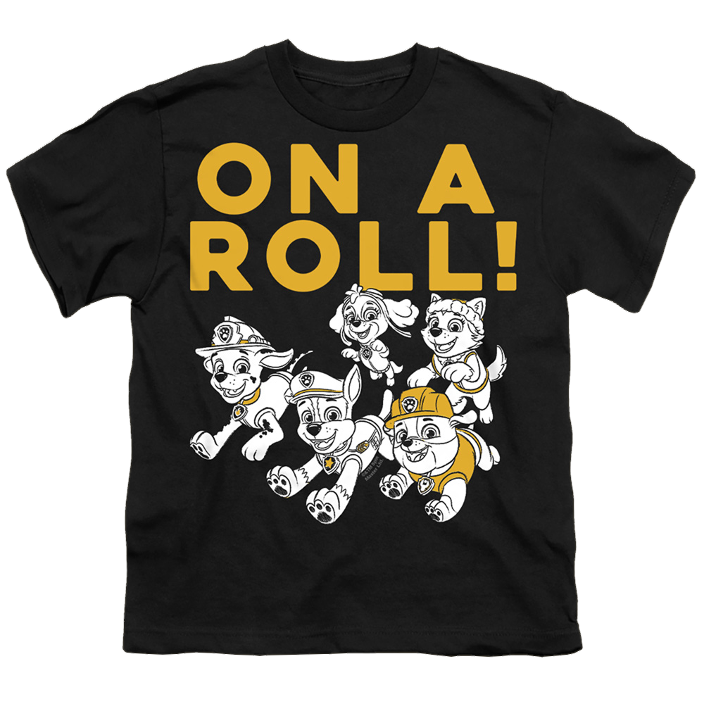 Paw Patrol On A Roll! - Youth T-Shirt Youth T-Shirt (Ages 8-12) Paw Patrol   