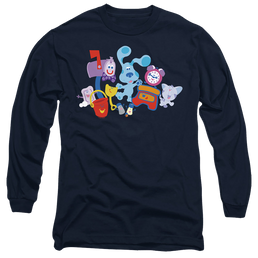 Blue's Clues Friend Party - Men's Long Sleeve T-Shirt Men's Long Sleeve T-Shirt Blue's Clues   