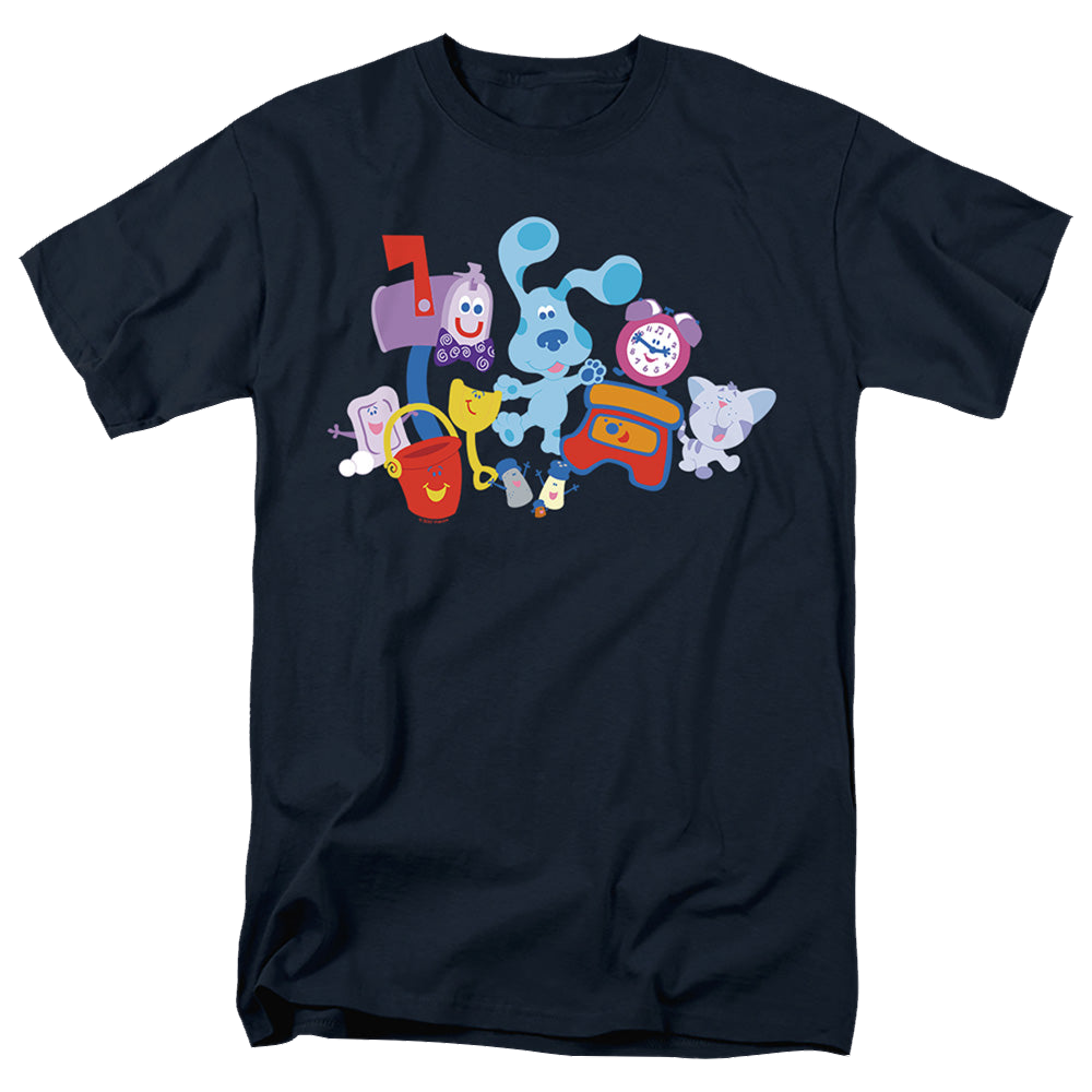 Blue's Clues Friend Party - Men's Regular Fit T-Shirt Men's Regular Fit T-Shirt Blue's Clues   