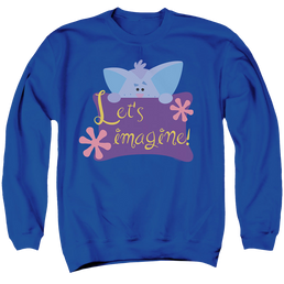 Blue's Clues Let’S Imagine! - Men's Crewneck Sweatshirt Men's Crewneck Sweatshirt Blue's Clues   