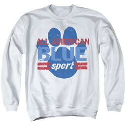 Blue's Clues All American Sport - Men's Crewneck Sweatshirt Men's Crewneck Sweatshirt Blue's Clues   